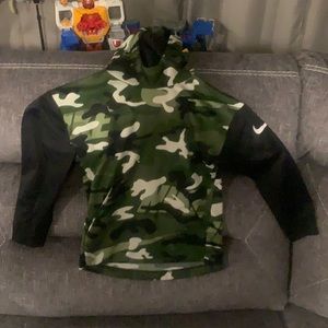Boys Camo Nike Hoodie. Size XS.